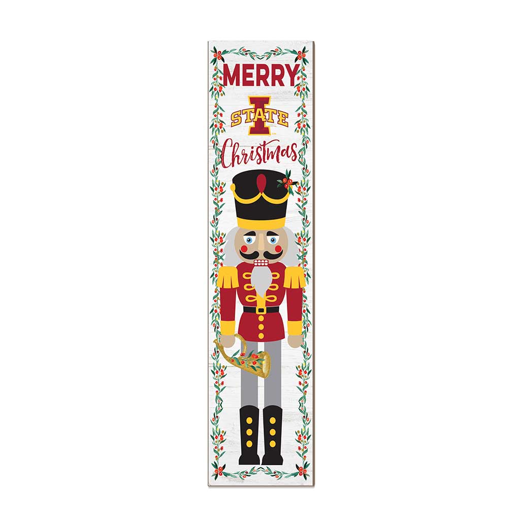 11x46 Leaning Sign Nutcracker Iowa State Cyclones