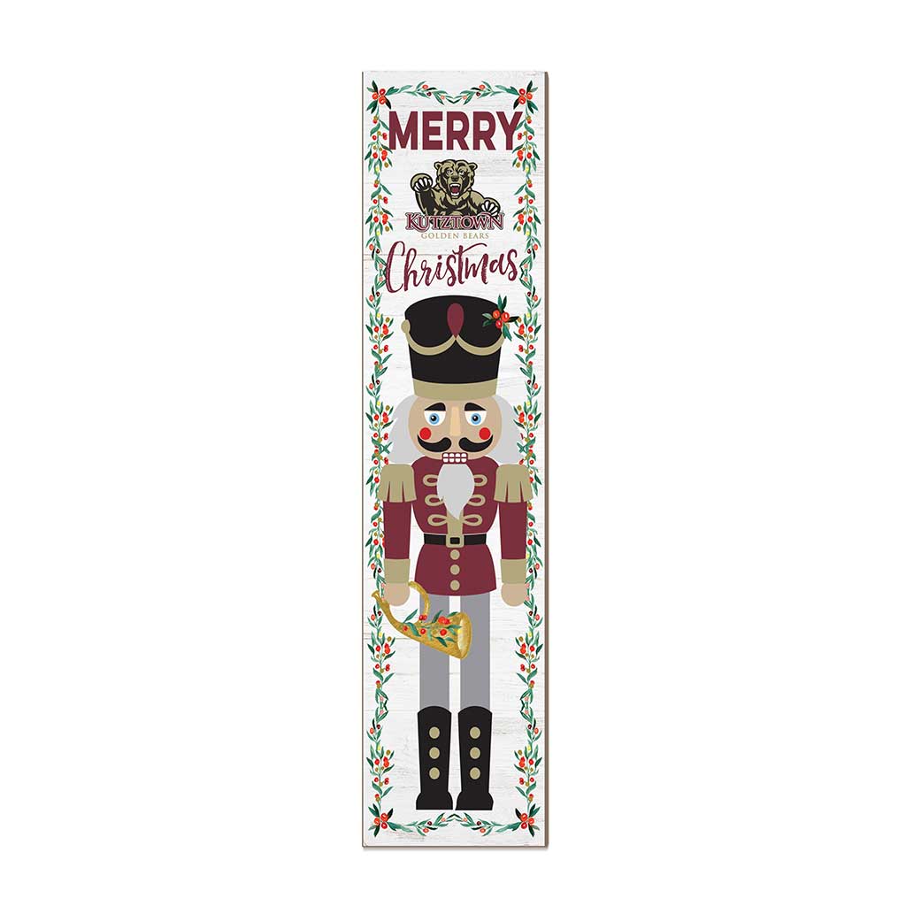 11x46 Leaning Sign Nutcracker Kutztown Golden Bears