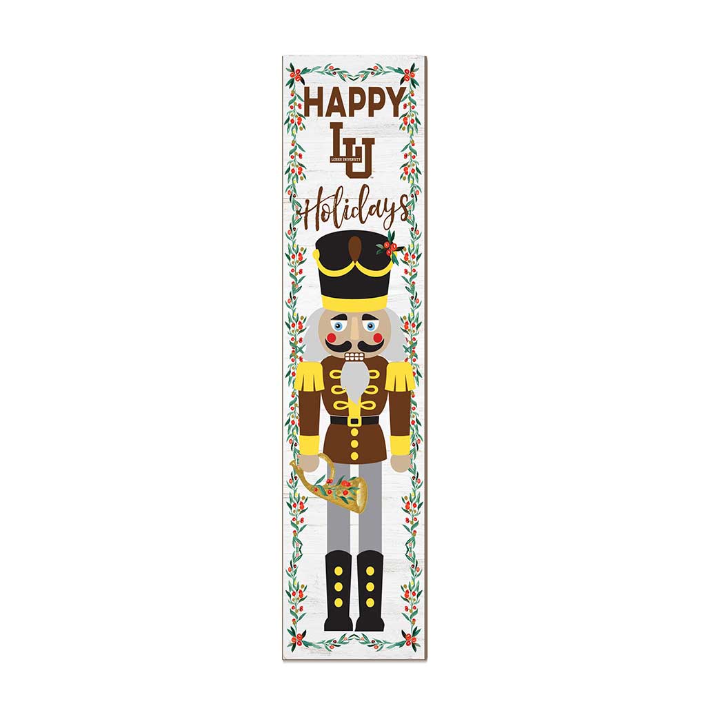 11x46 Leaning Sign Nutcracker Lehigh Mountain Hawks