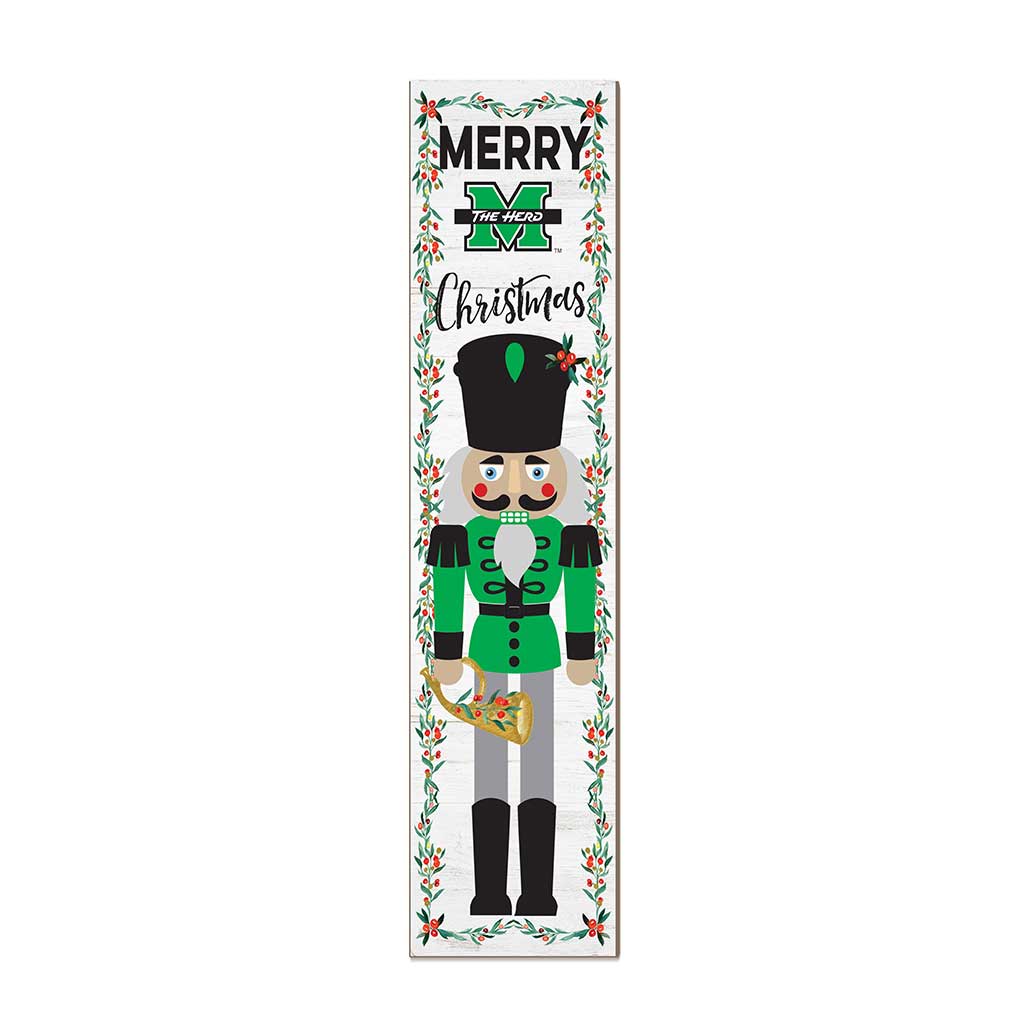 11x46 Leaning Sign Nutcracker Marshall Thundering Herd