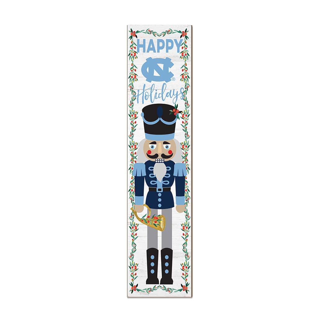 11x46 Leaning Sign Nutcracker North Carolina Chapel Hill Tar Heels