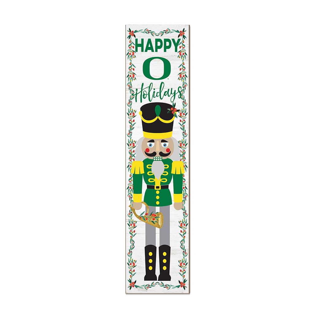 11x46 Leaning Sign Nutcracker Oregon Ducks