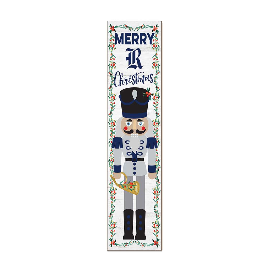 11x46 Leaning Sign Nutcracker Rice Owls