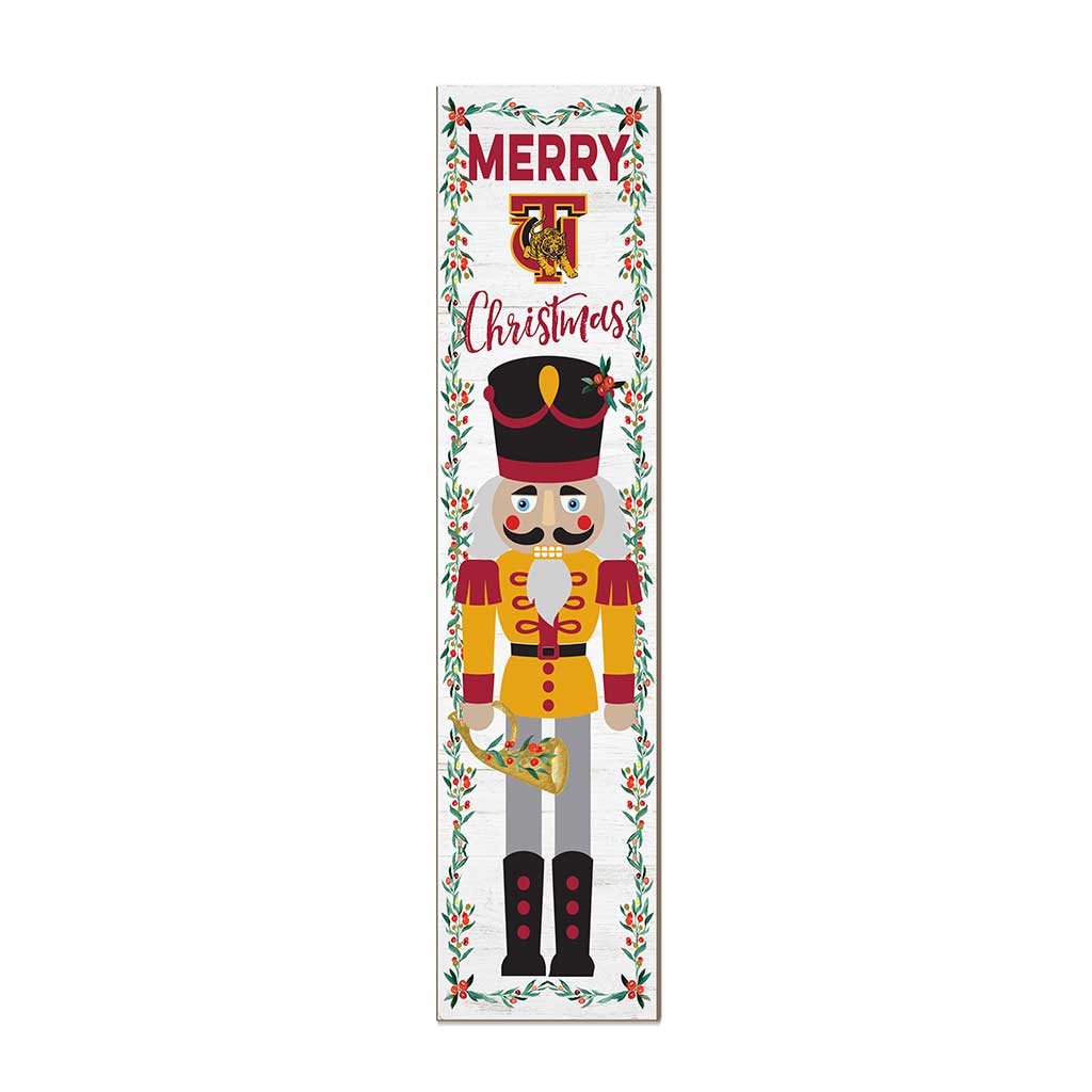 11x46 Leaning Sign Nutcracker Tuskegee Golden Tigers