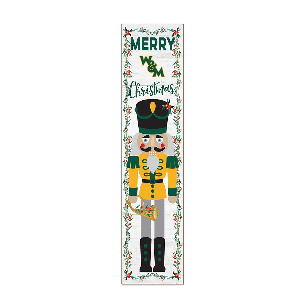 11x46 Leaning Sign Nutcracker William and Mary Tribe