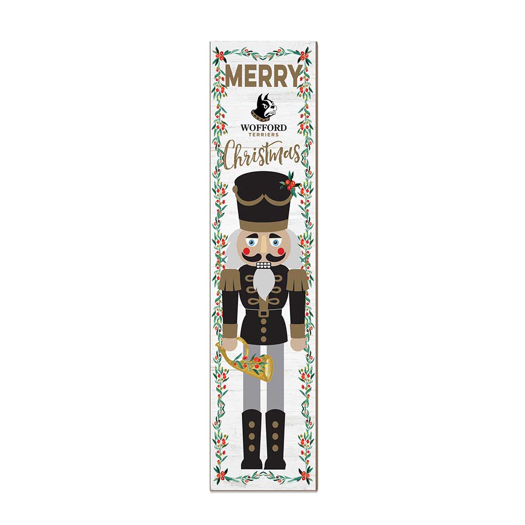 11x46 Leaning Sign Nutcracker Wofford College Terriers