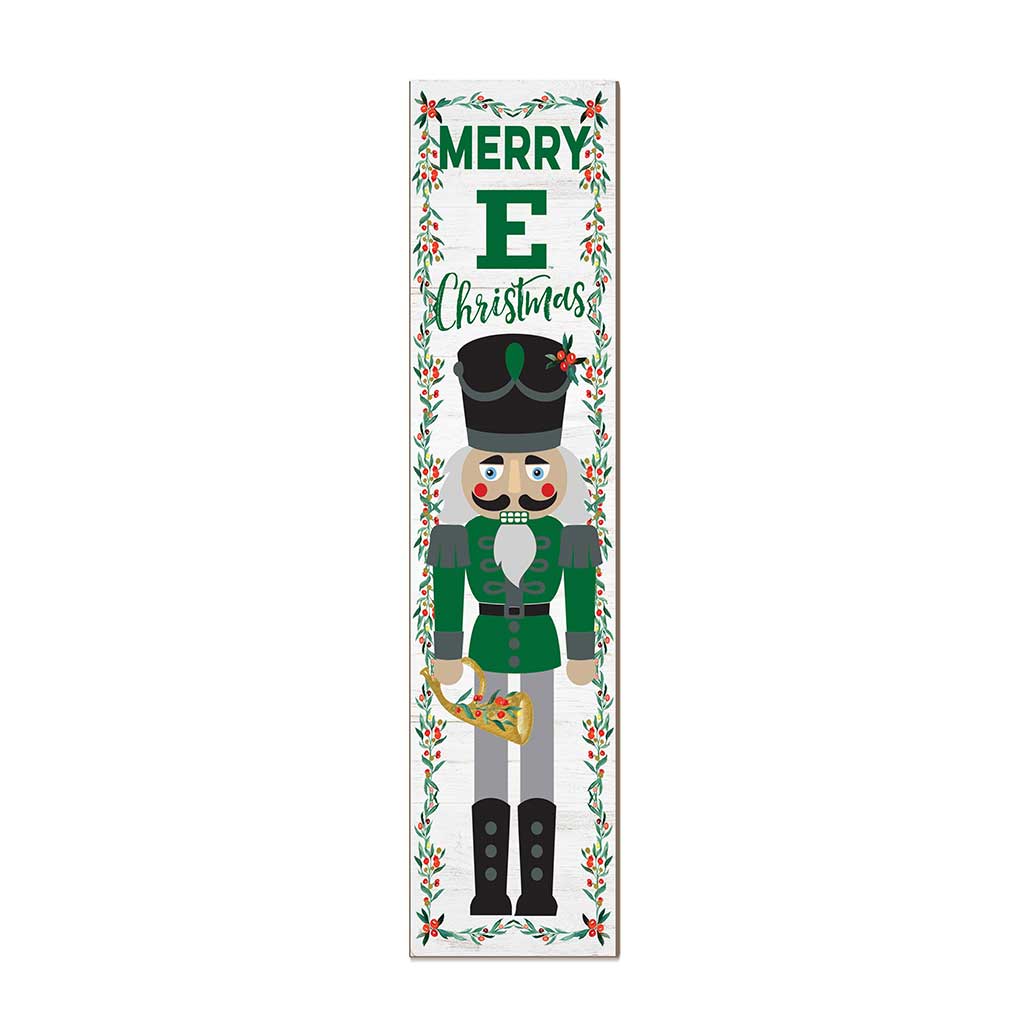 11x46 Leaning Sign Nutcracker Eastern Michigan Eagles