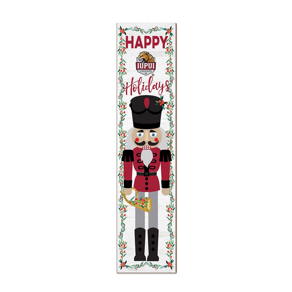 11x46 Leaning Sign Nutcracker Indiana-Purdue Indianapolis Jaguars