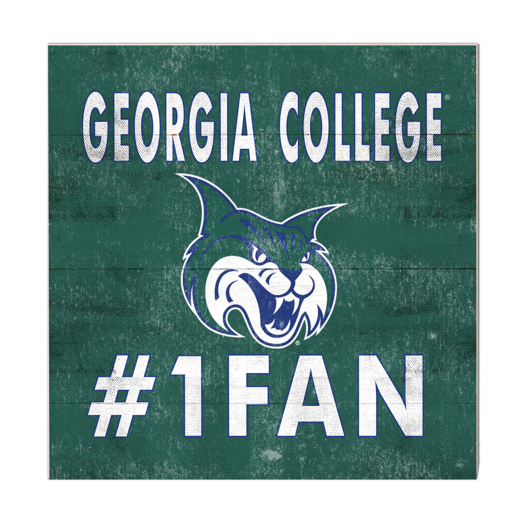 10x10 Team Color #1 Fan Georgia College Bobcats