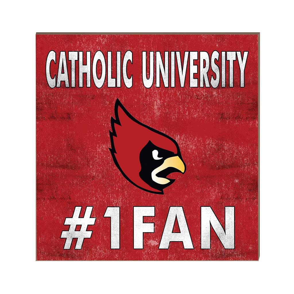 10x10 Team Color #1 Fan The Catholic University of America Cardinals