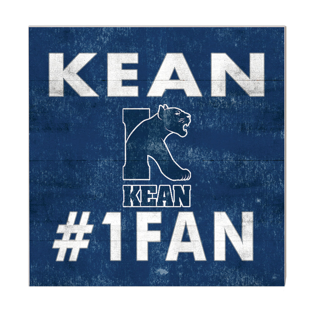 10x10 Team Color #1 Fan Kean University Cougars