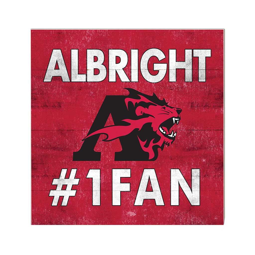 10x10 Team Color #1 Fan Albright College Lions