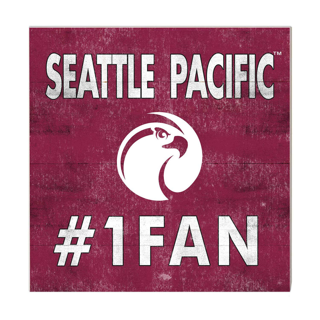 10x10 Team Color #1 Fan Seattle Pacific University Falcons