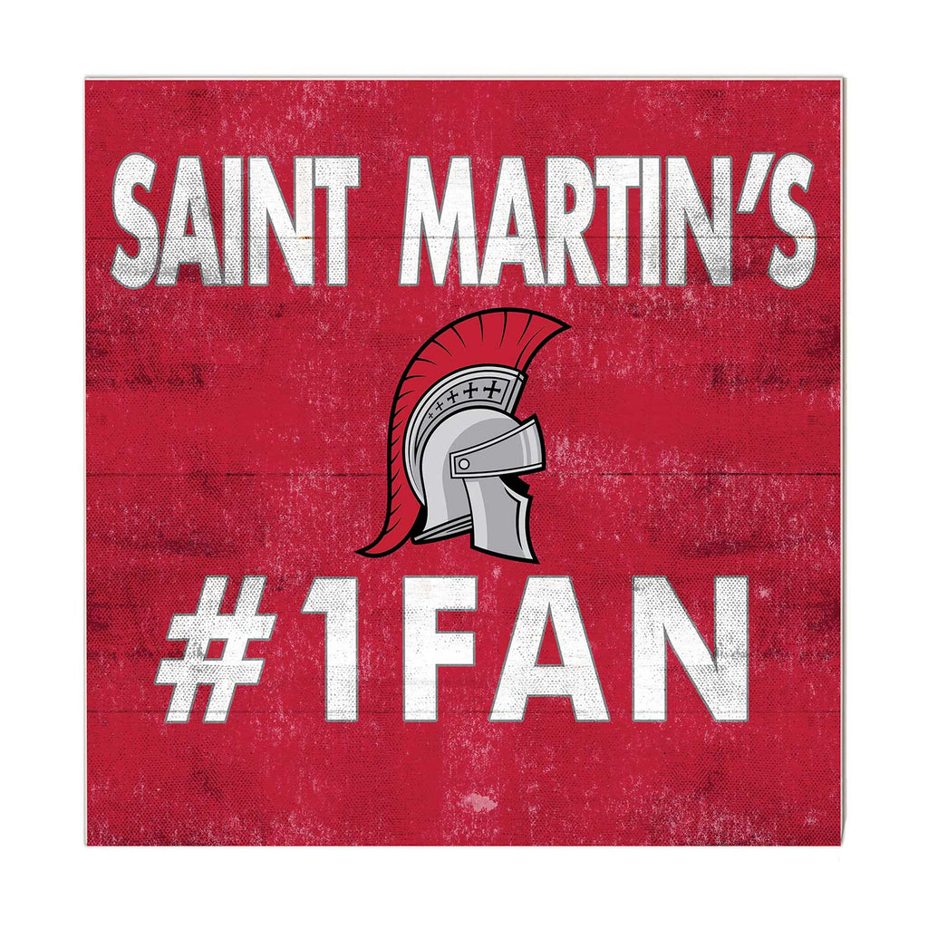 10x10 Team Color #1 Fan Saint Martin's University Saints