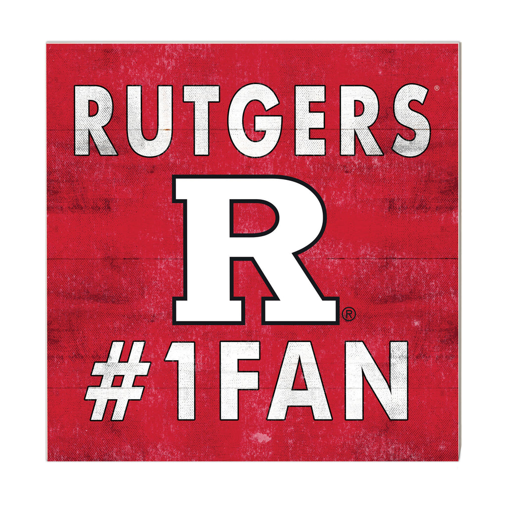 10x10 Team Color #1 Fan Rutgers - Newark