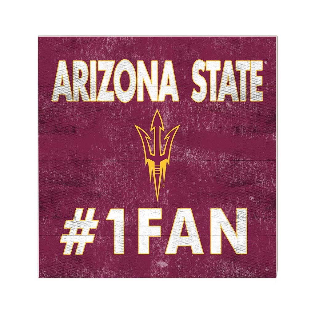 10x10 Team Color #1 Fan Arizona State Sun Devils