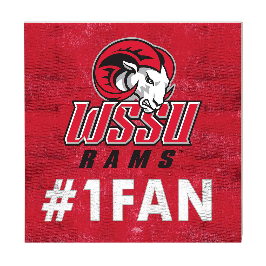 10x10 Team Color #1 Fan Winston-Salem State Rams