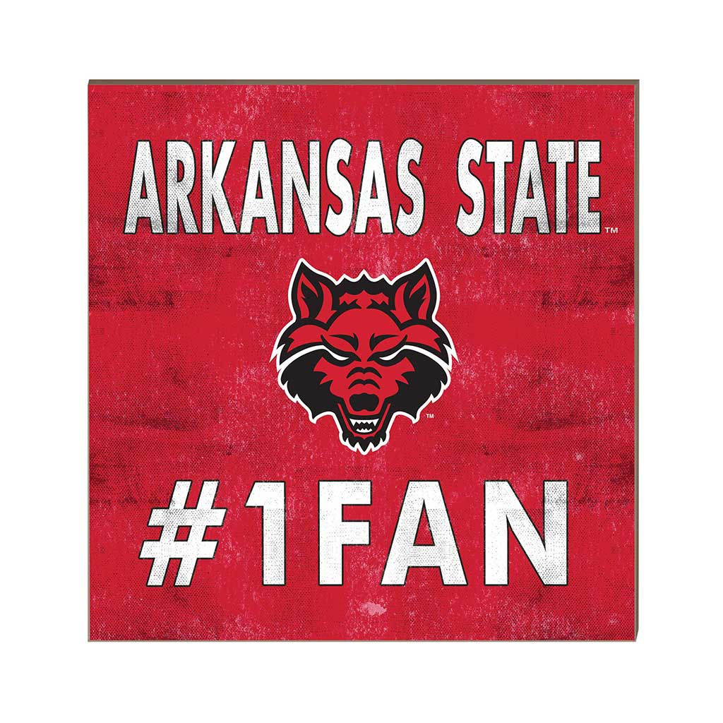 10x10 Team Color #1 Fan Arkansas State Red Wolves