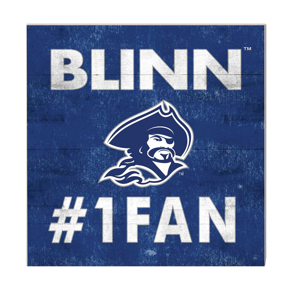 10x10 Team Color #1 Fan Blinn College Buccaneers