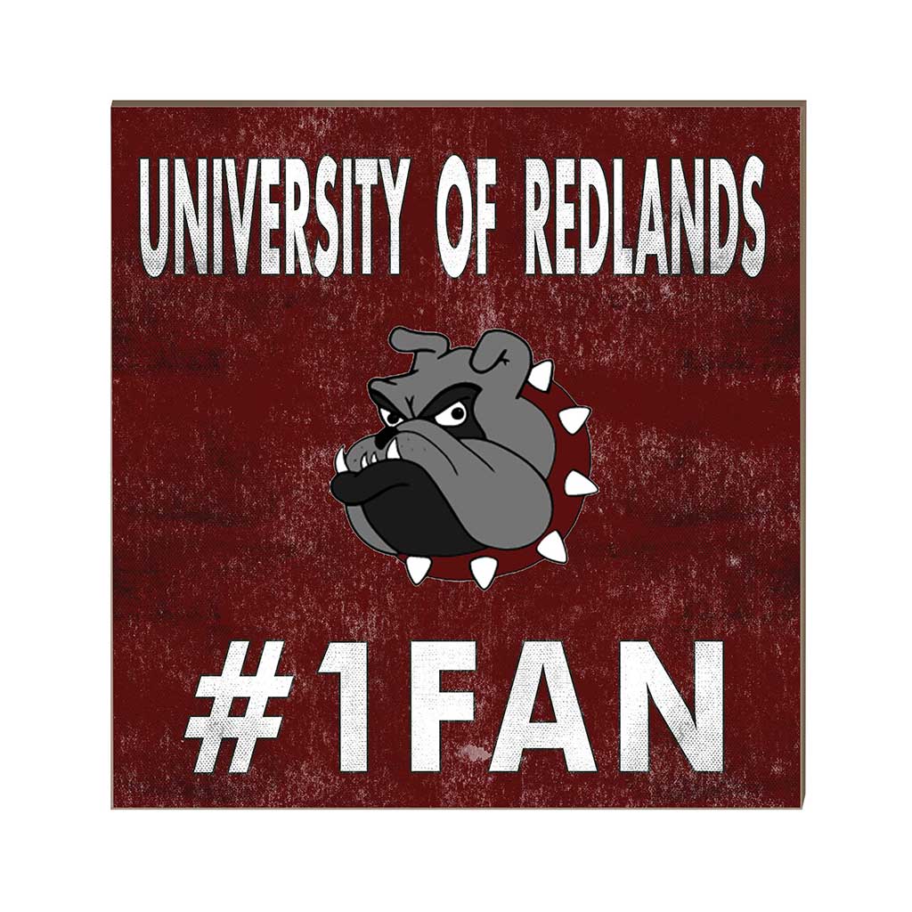 10x10 Team Color #1 Fan University of Redlands Bulldogs