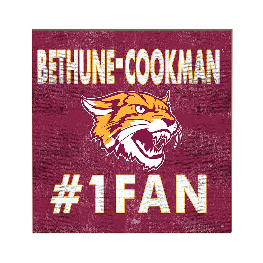 10x10 Team Color #1 Fan Bethune-Cookman Wildcats