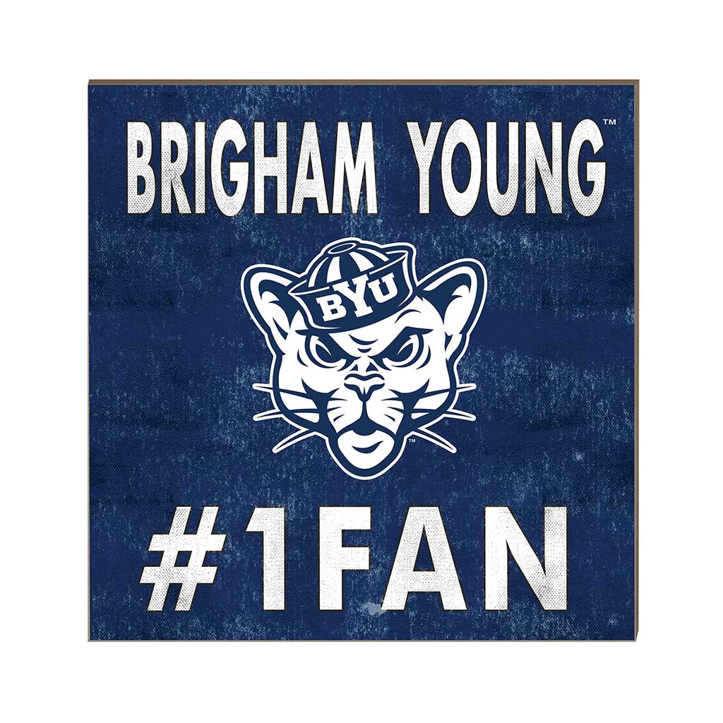 10x10 Team Color #1 Fan Brigham Young Cougars
