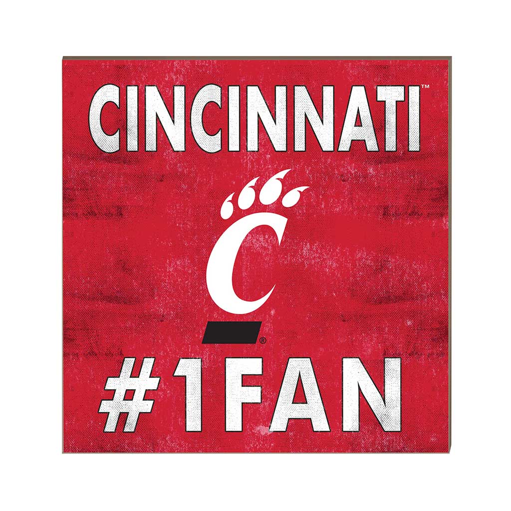 10x10 Team Color #1 Fan Cincinnati Bearcats