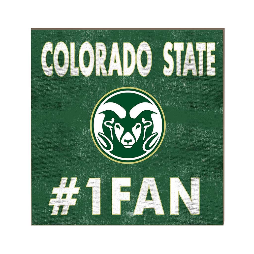 10x10 Team Color #1 Fan Colorado State-Ft. Collins Rams