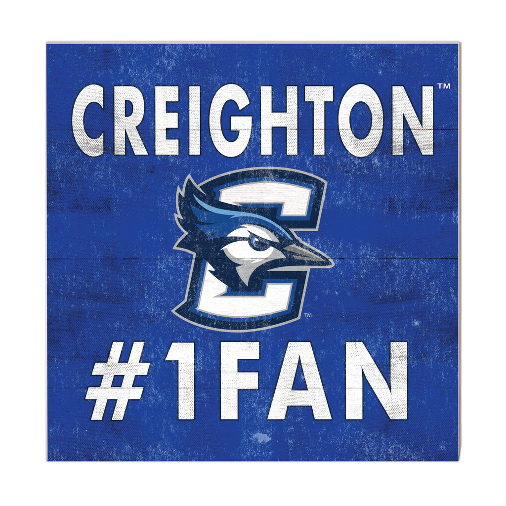 10x10 Team Color #1 Fan Creighton Bluejays