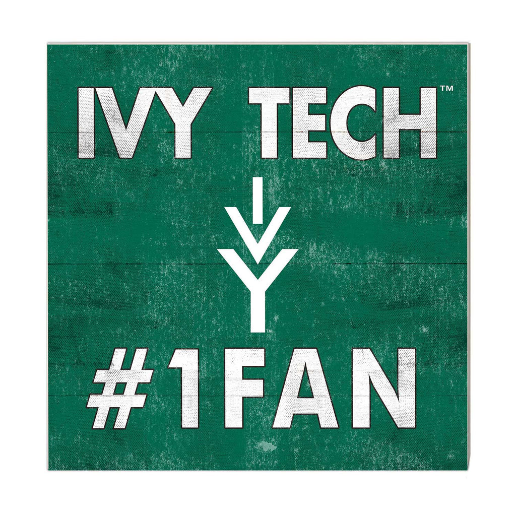 10x10 Team Color #1 Fan Ivy Tech Community College of Indiana