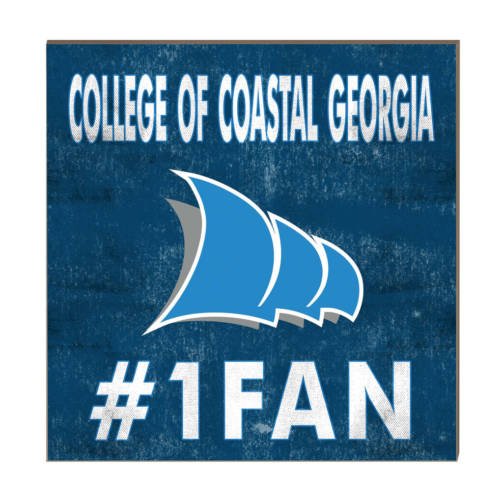 10x10 Team Color #1 Fan College of Coastal Georgia Mariners