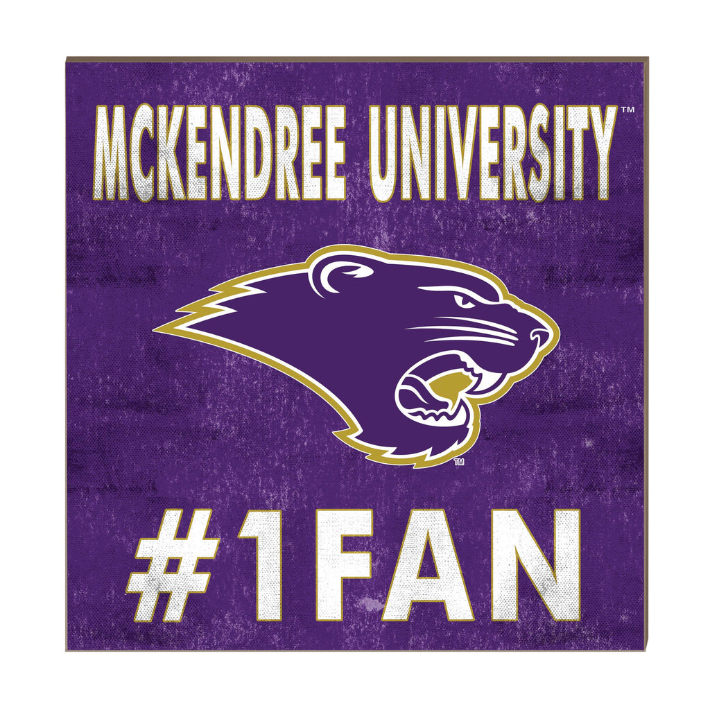 10x10 Team Color #1 Fan McKendree University Bearcats
