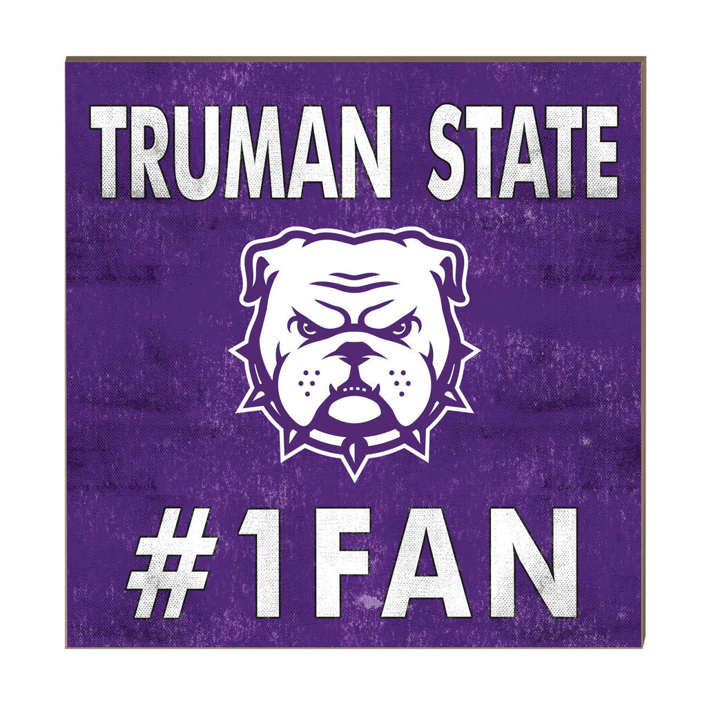 10x10 Team Color #1 Fan Truman State Bulldogs