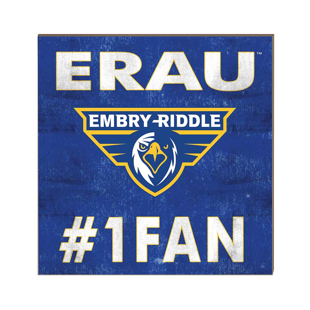 10x10 Team Color #1 Fan Embry-Riddle Aeronautical Prescott Eagles