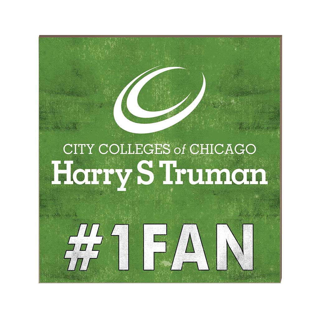 10x10 Team Color #1 Fan Harry S. Truman College Falcons