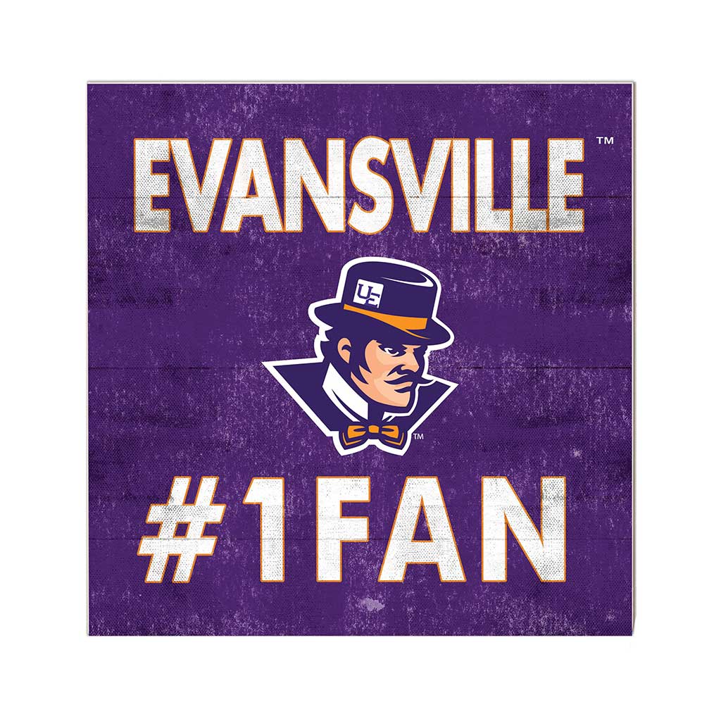 10x10 Team Color #1 Fan Evansville Purple Aces