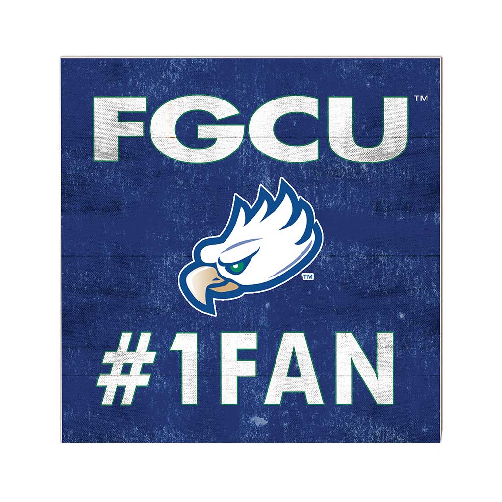10x10 Team Color #1 Fan Florida Gulf Coast Eagles