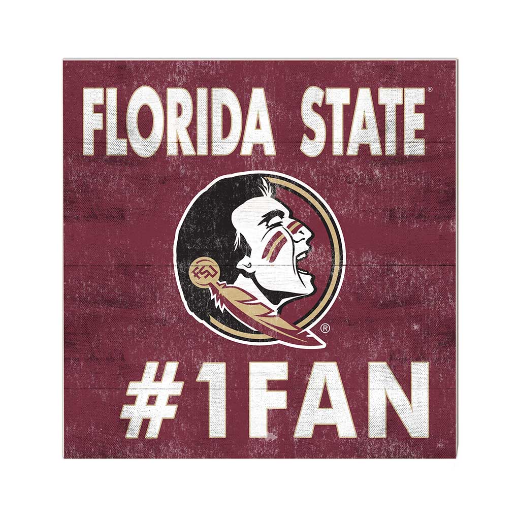 10x10 Team Color #1 Fan Florida State Seminoles