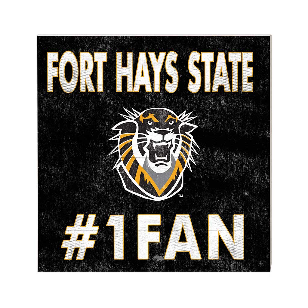 10x10 Team Color #1 Fan Fort Hays State Tigers