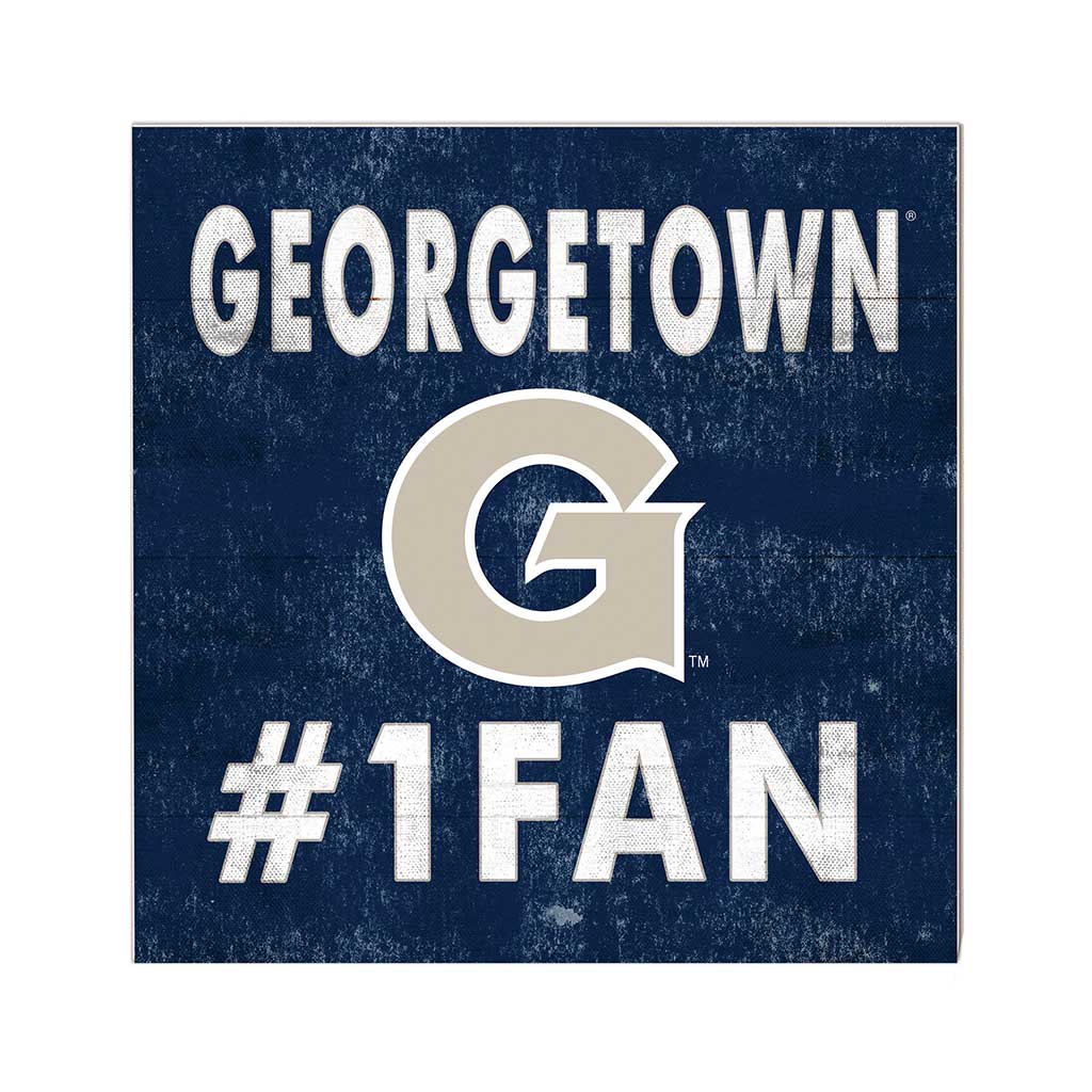 10x10 Team Color #1 Fan Georgetown Hoyas