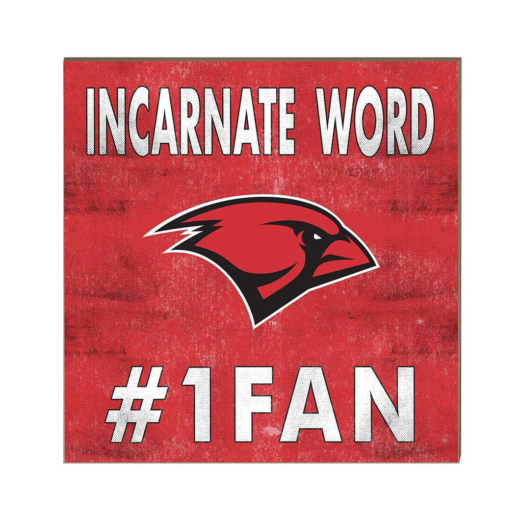 10x10 Team Color #1 Fan Incarnate Word Cardinals