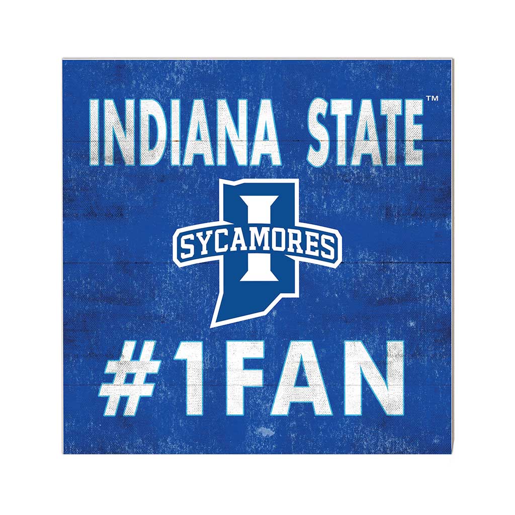 10x10 Team Color #1 Fan Indiana State Sycamores