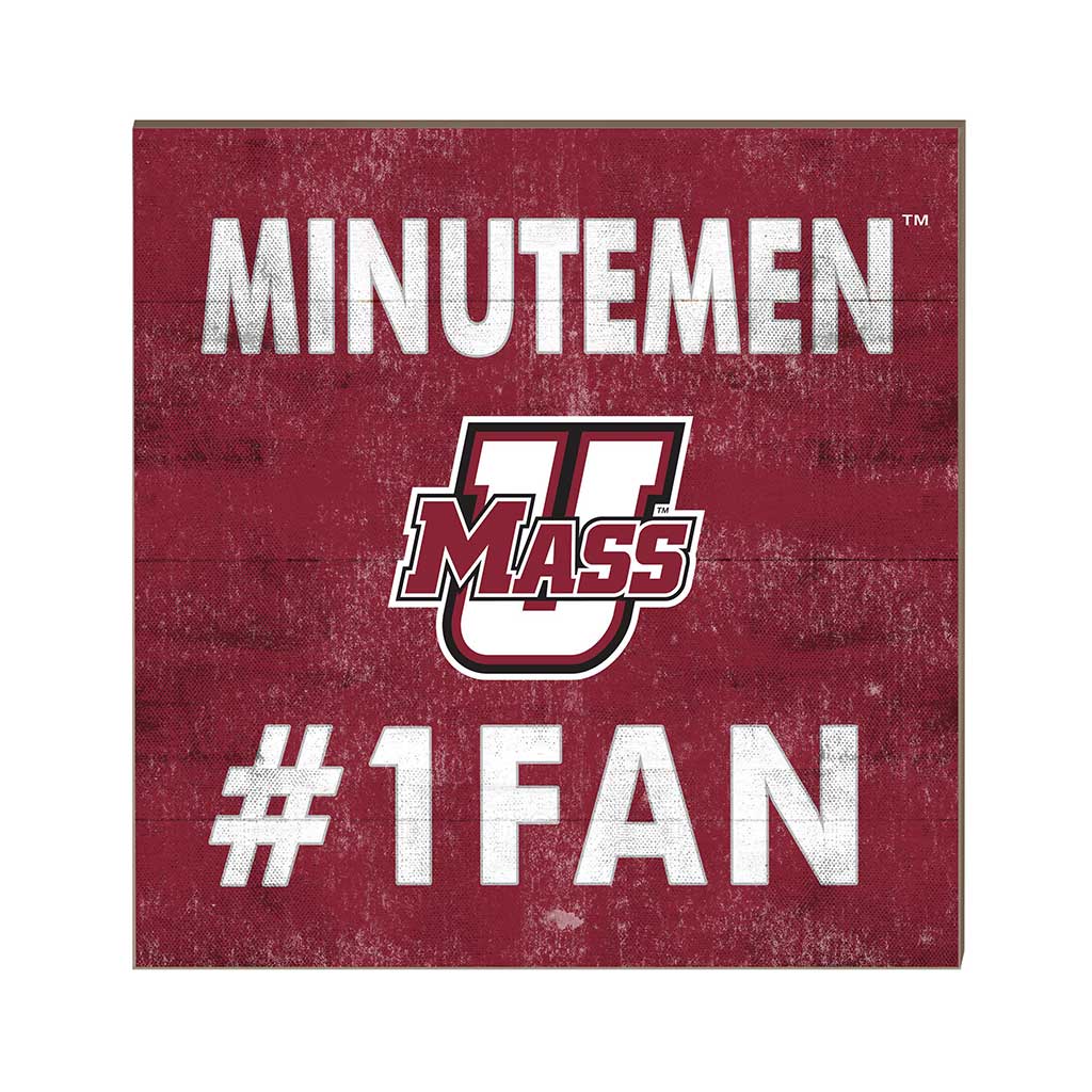 10x10 Team Color #1 Fan UMASS Amherst Minutemen