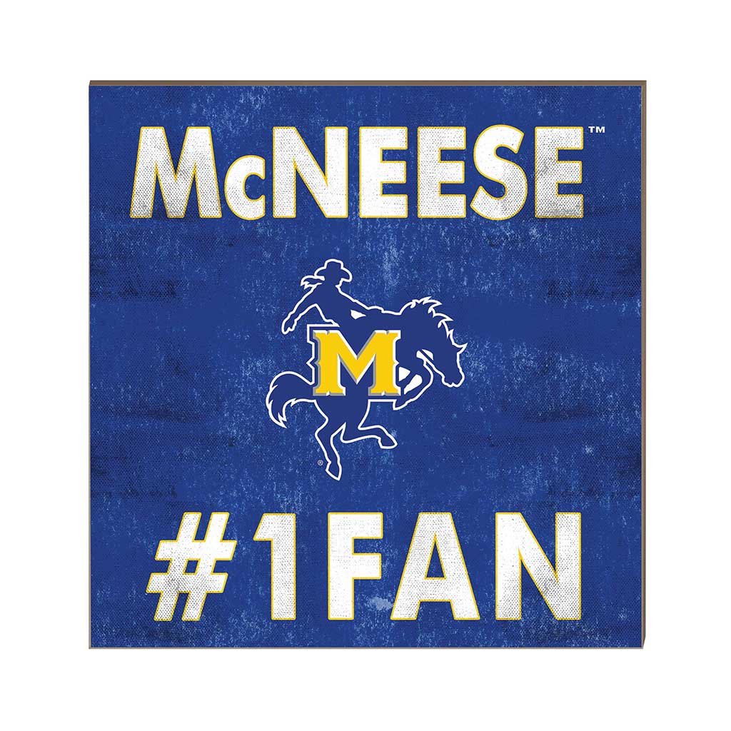 10x10 Team Color #1 Fan McNeese State Cowboys
