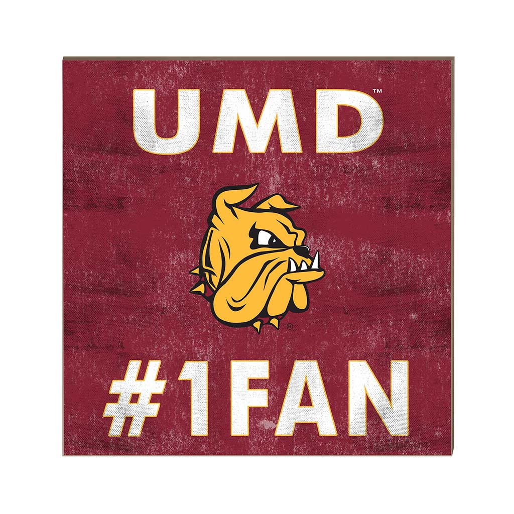 10x10 Team Color #1 Fan Minnesota (Duluth) Bulldogs