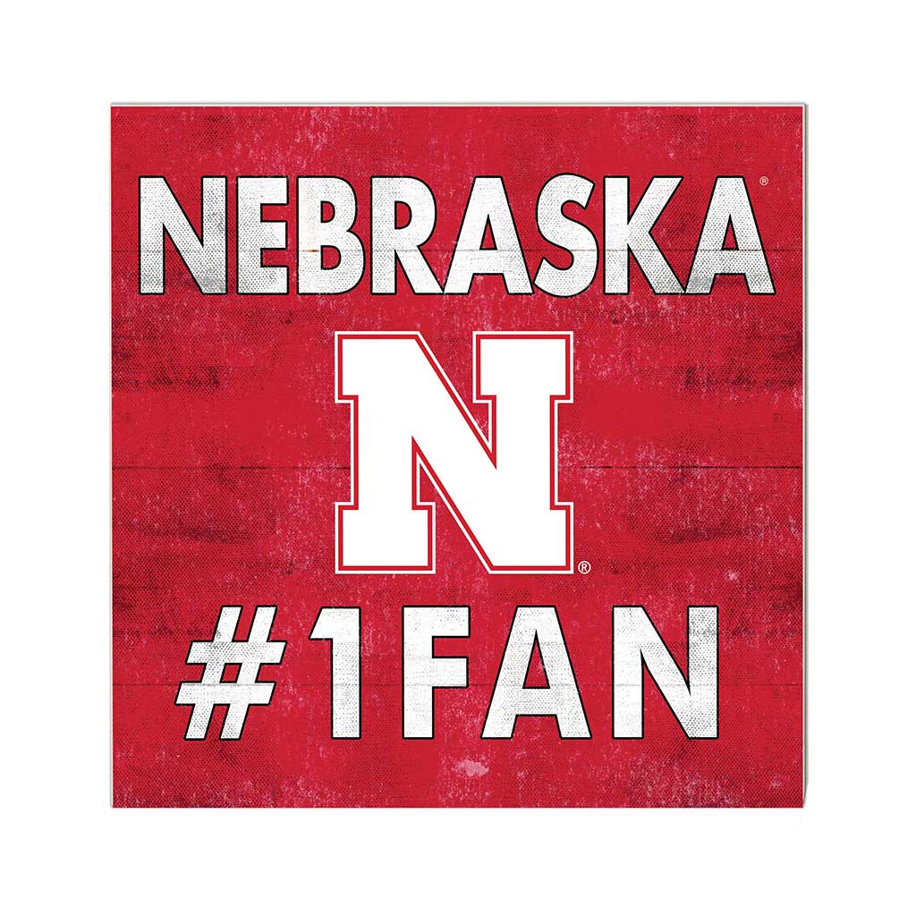 10x10 Team Color #1 Fan Nebraska Cornhuskers