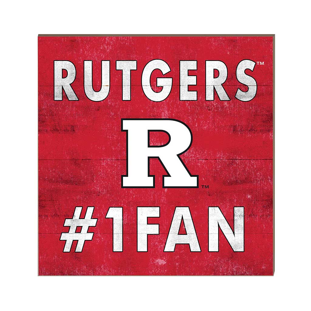 10x10 Team Color #1 Fan Rutgers Scarlet Knights