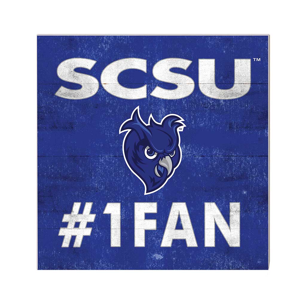 10x10 Team Color #1 Fan Southern Connecticut State Owls