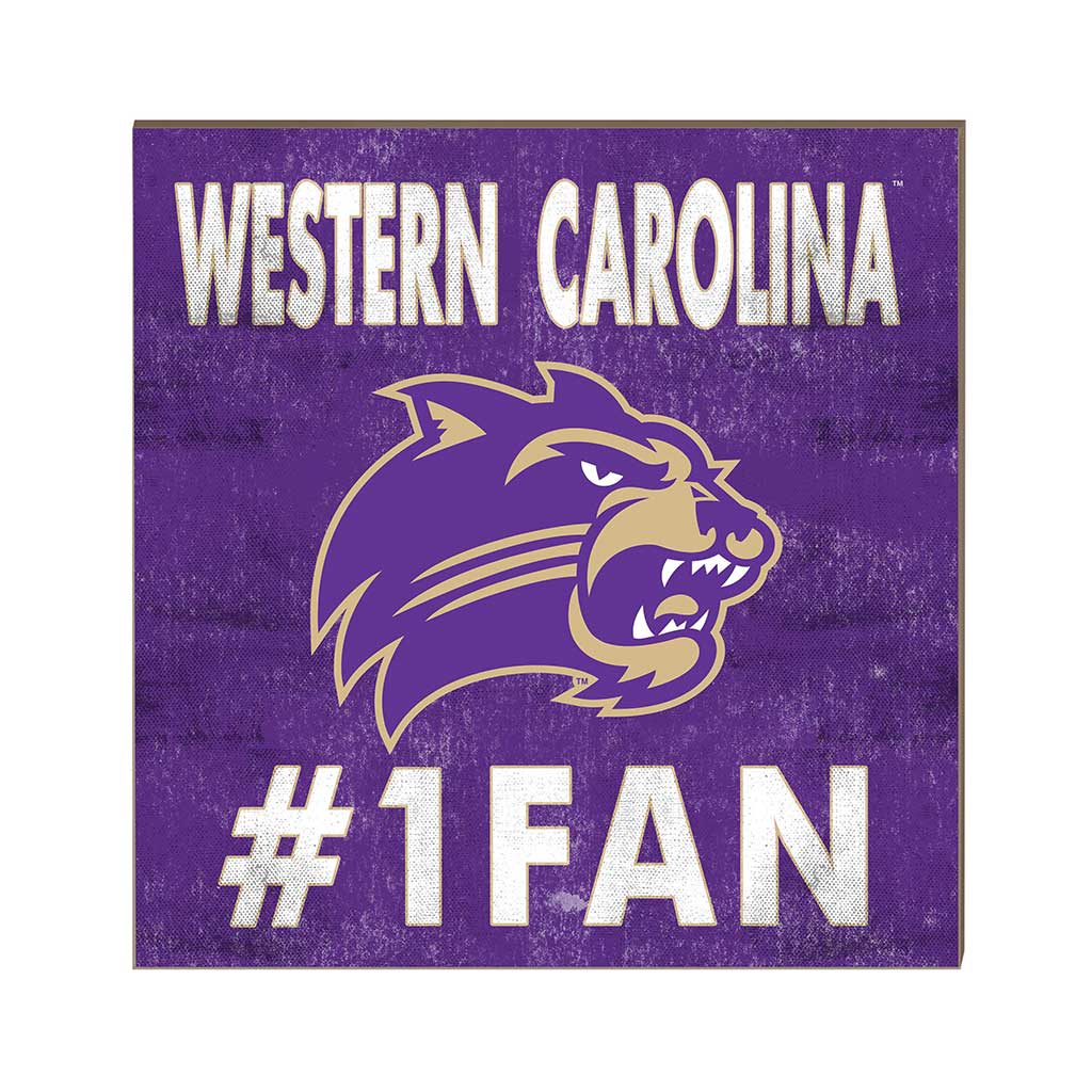 10x10 Team Color #1 Fan Western Carolina Catamounts