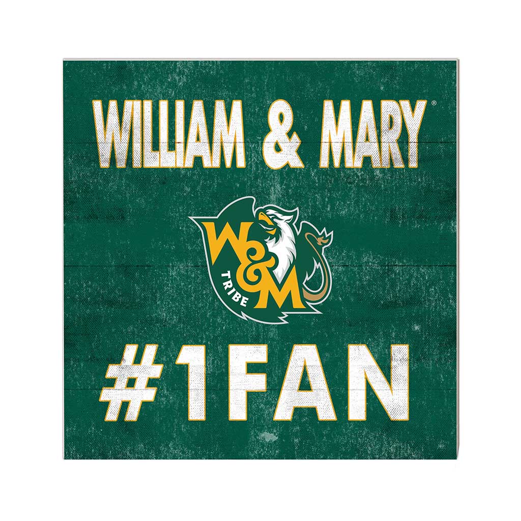 10x10 Team Color #1 Fan William and Mary Tribe